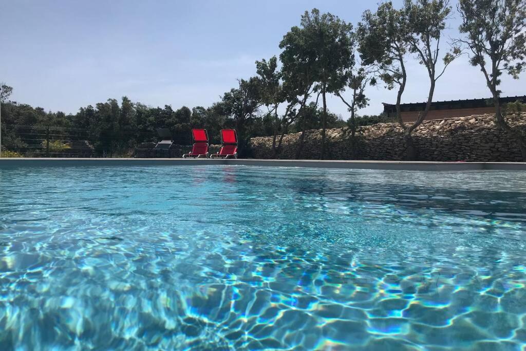 BONIFACIO 3mn du Port! Villa piscine chauffée ,clim,wifi Exterior foto
